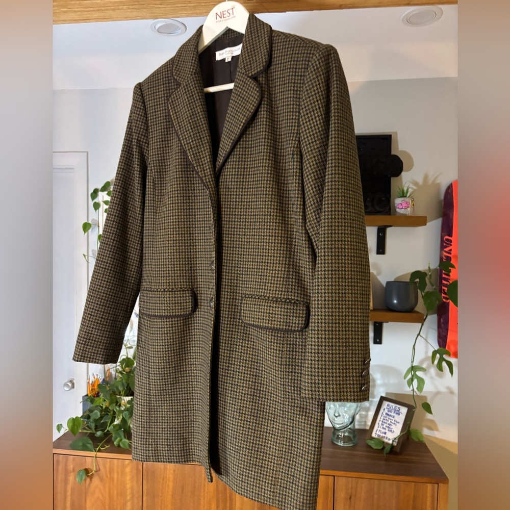 San Francisco-Brown Checkered Coat - Picture 5 of 12